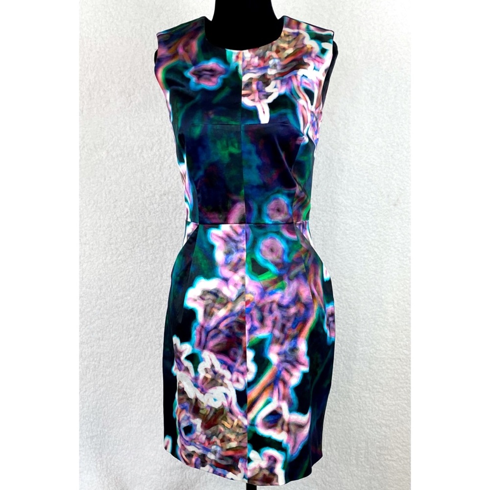 MILLY • Abstract Printed Sleeveless Mini Dress, 4 - Picture 14 of 14